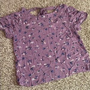 Floral Lavender Top